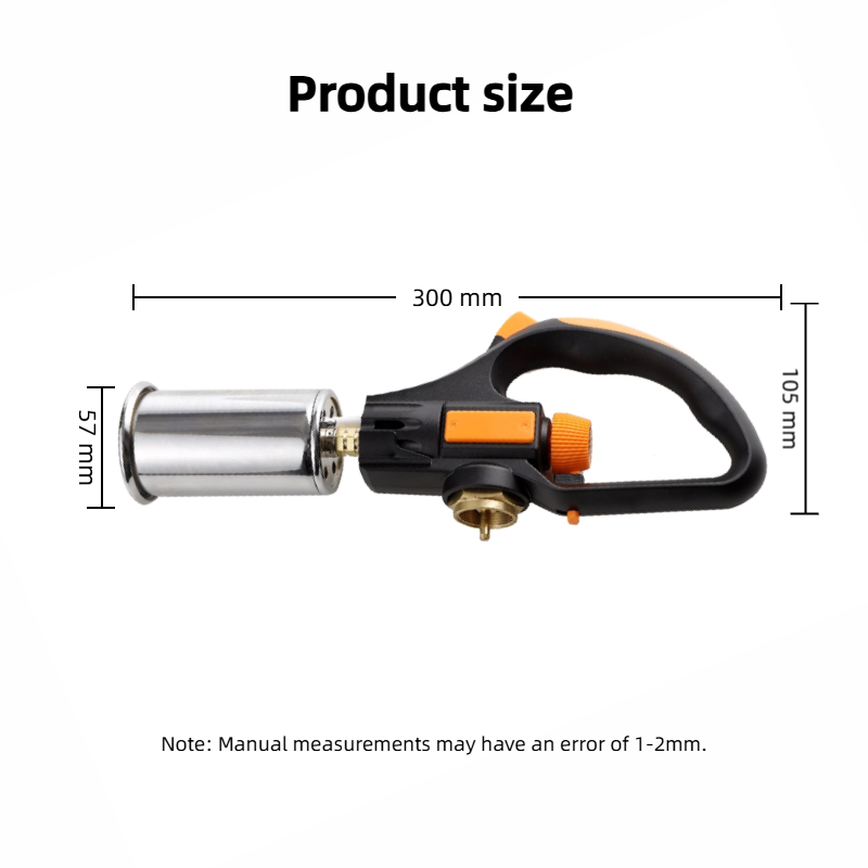 FYROXIA 1300C Max Temperature Propane Blowtorch for Outdoor BBQ