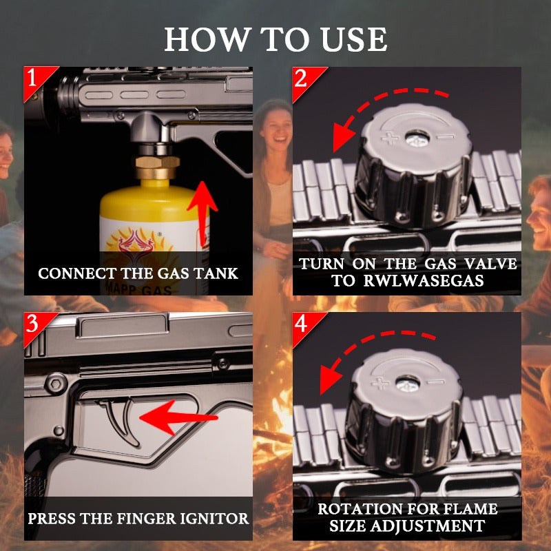 FYROXIA Propane Torch with Trigger Start for BBQ & Camping