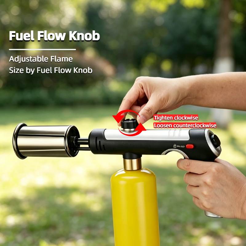 FYROXIA Propane Torch with Safety Lock and Max Fire for Cooking