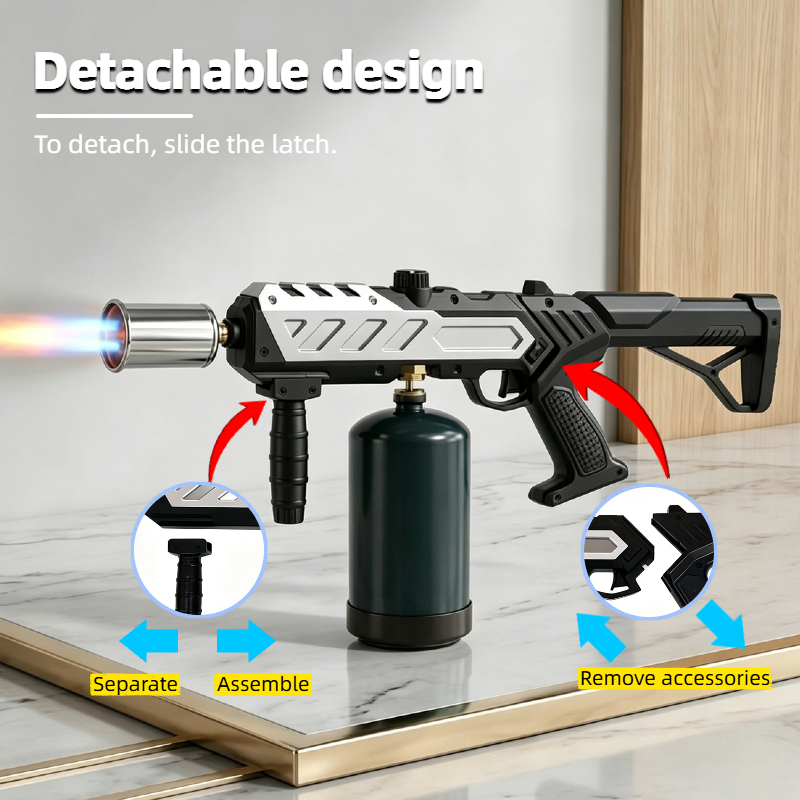 FYROXIA Powerful Propane Torch Gun with Detachable Design for BBQ