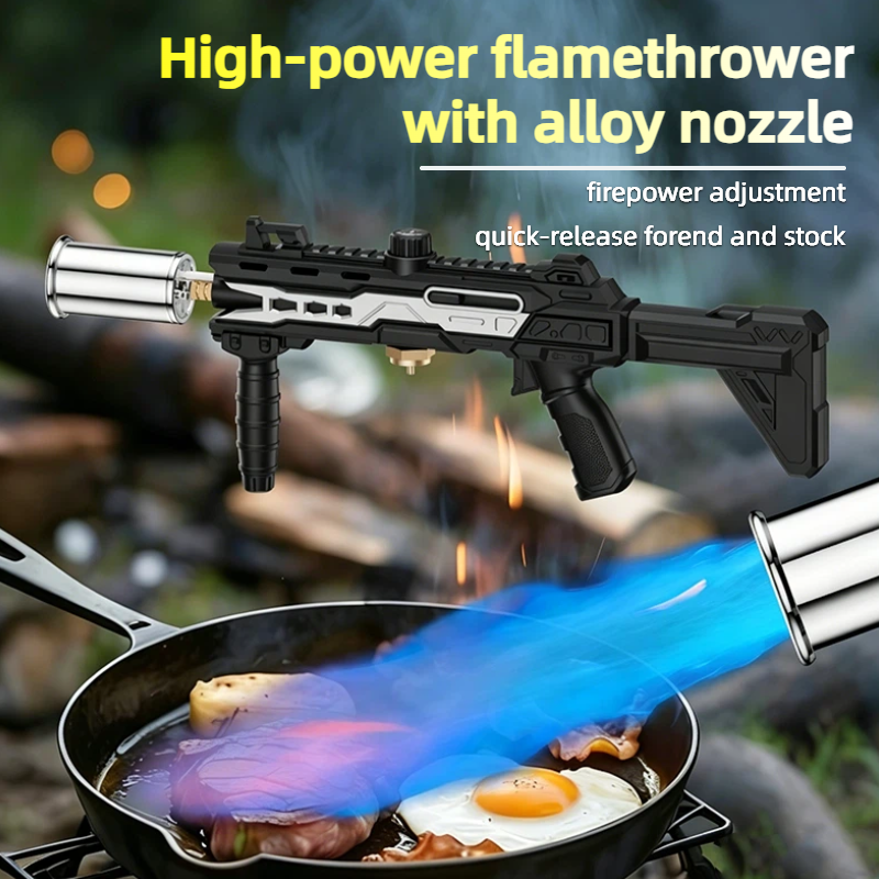 FYROXIA Tactical Propane Torch Gun with Detachable Grip for BBQ