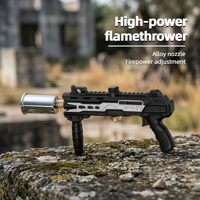 FYROXIA Tactical Propane Torch Gun with Detachable Grip for BBQ