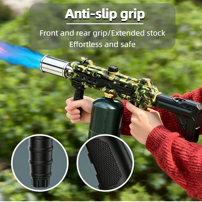 FYROXIA Tactical Propane Torch Gun with Detachable Grip for BBQ