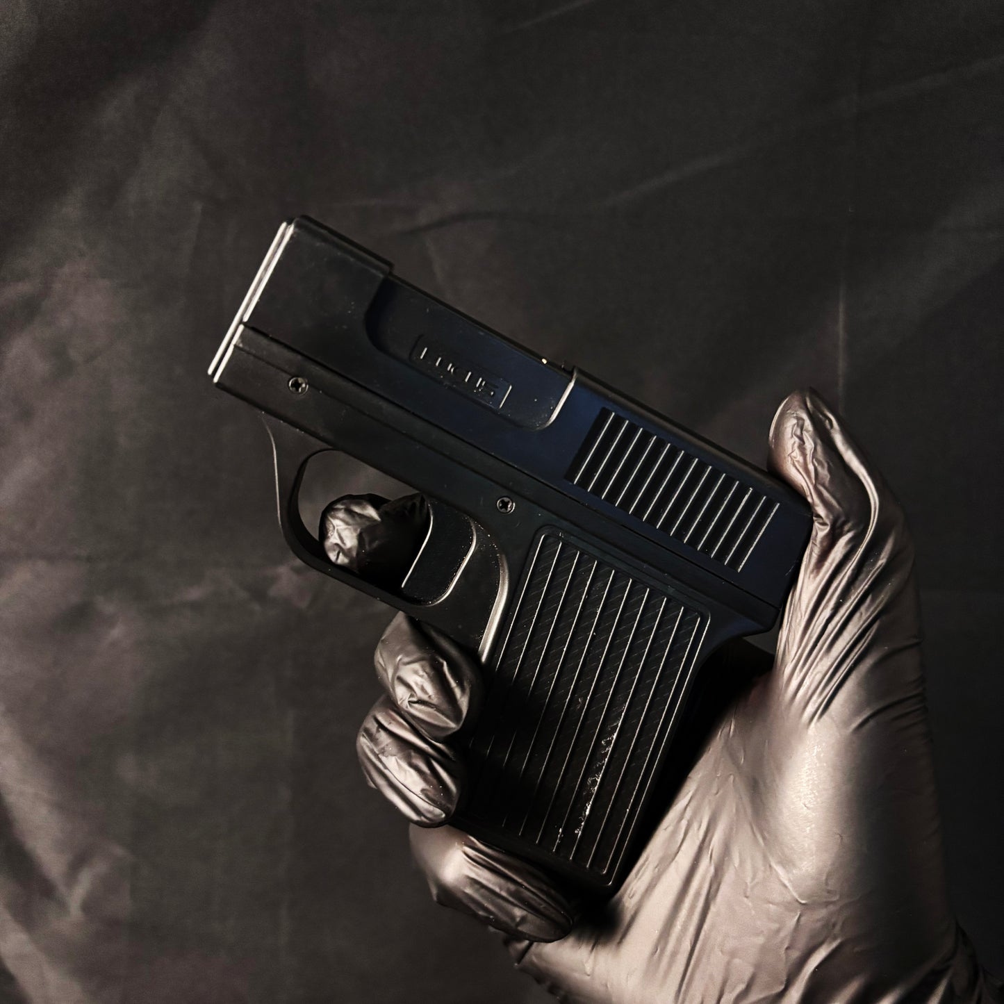 FY-Roxia Gun Lighter - Windproof Plastic Torch Lighter for Kitchen & Outdoor, Cool Black Design with Blue Flame, Ideal Giftme, Ideal Gift