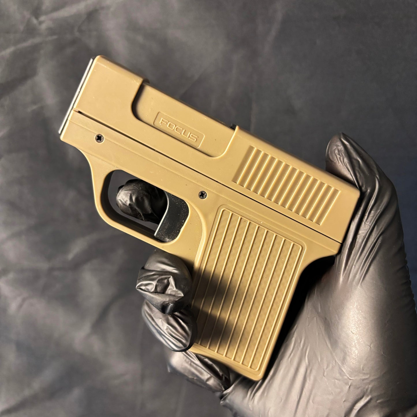 FY-Roxia Gun Lighter V2 - Windproof Plastic Torch Lighter for Kitchen & Outdoor, Cool Yellow Design with Blue Flame, Ideal Gift