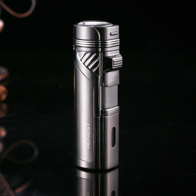 FY-Roxia Red Killer Torch Lighter - Windproof Metal Lighter for Kitchen, Candles & Outdoor Survival - Cool Gift with Red Flame - Durable & Stylish